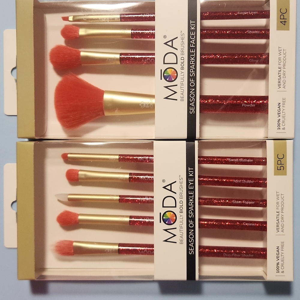 NIB Moda Brush Sets Buyers Color Choice